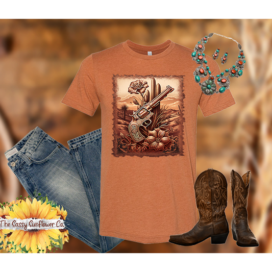 Sassy Cowgirl T Shirt-Hold Up