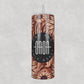 OAOA Tumbler-Leather and Sunflower