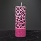 Pink Leopard-20oz Skinny Stainless Steel Tumbler
