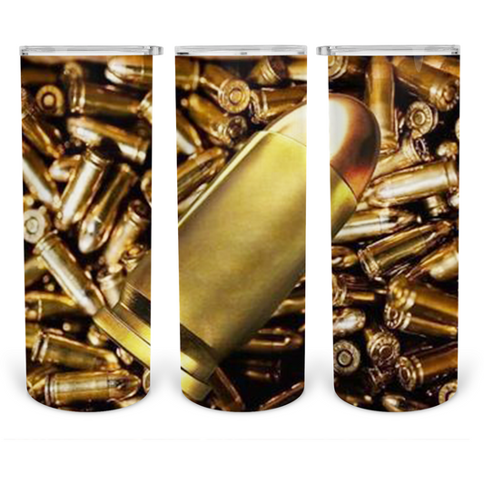 Bullet-20oz Skinny Stainless Steel Tumbler