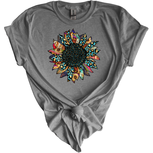 Country Sunflower-Womens T Shirt