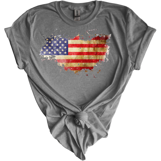 Old Glory-Custom Unisex T Shirt