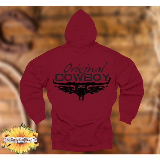 Original Cowboy-Hoodies/Garnet