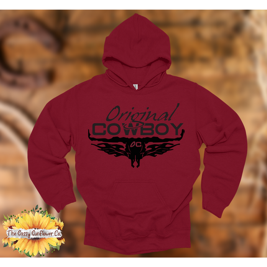 Original Cowboy-Hoodies/Garnet