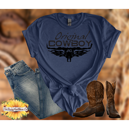 Original Cowboy Tees/navy