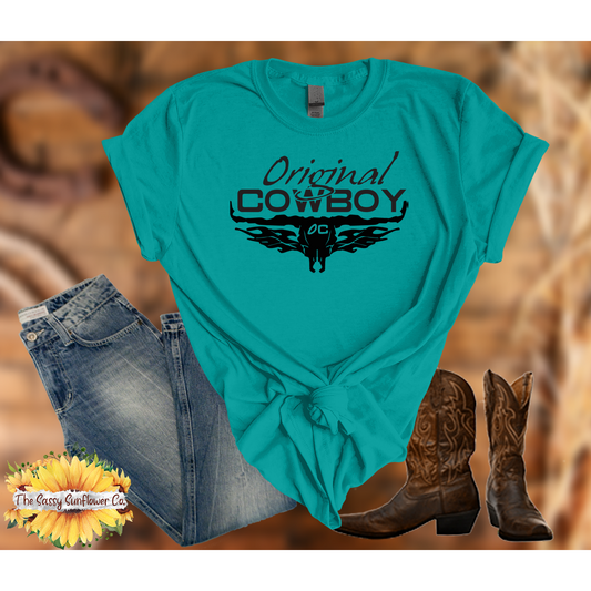 Original Cowboy Tees/jade (unbleached only)