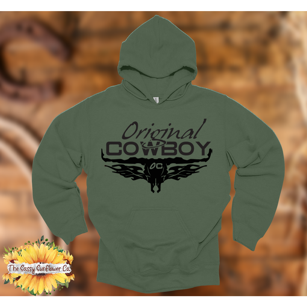 Original Cowboy-Hoodies/Military Green