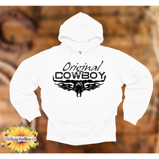 Original Cowboy-Hoodies/White