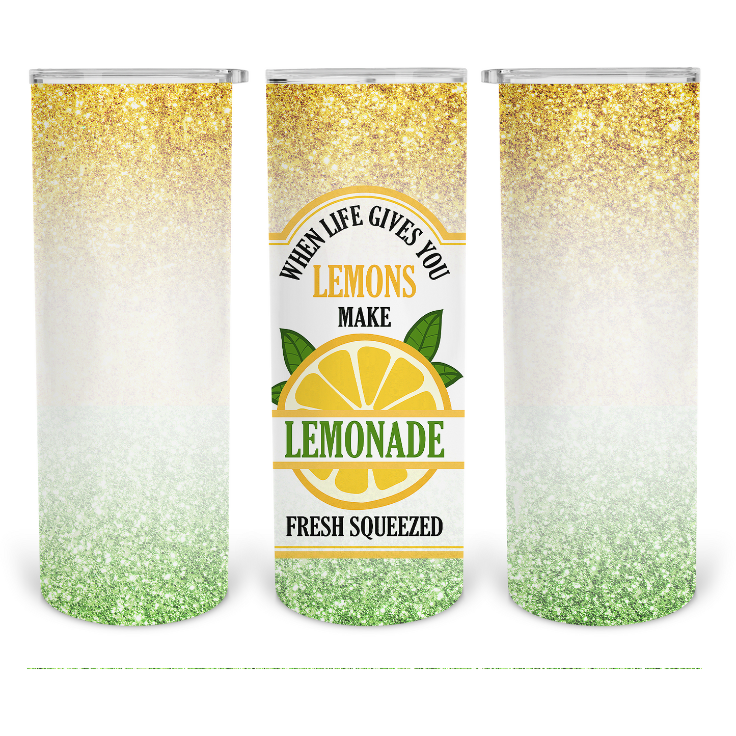 Make Lemonade-20oz Skinny Stainless Steel Tumbler