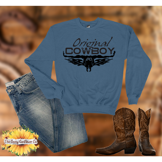 Original Cowboy Sweatshirt/Sweather (Indigo)