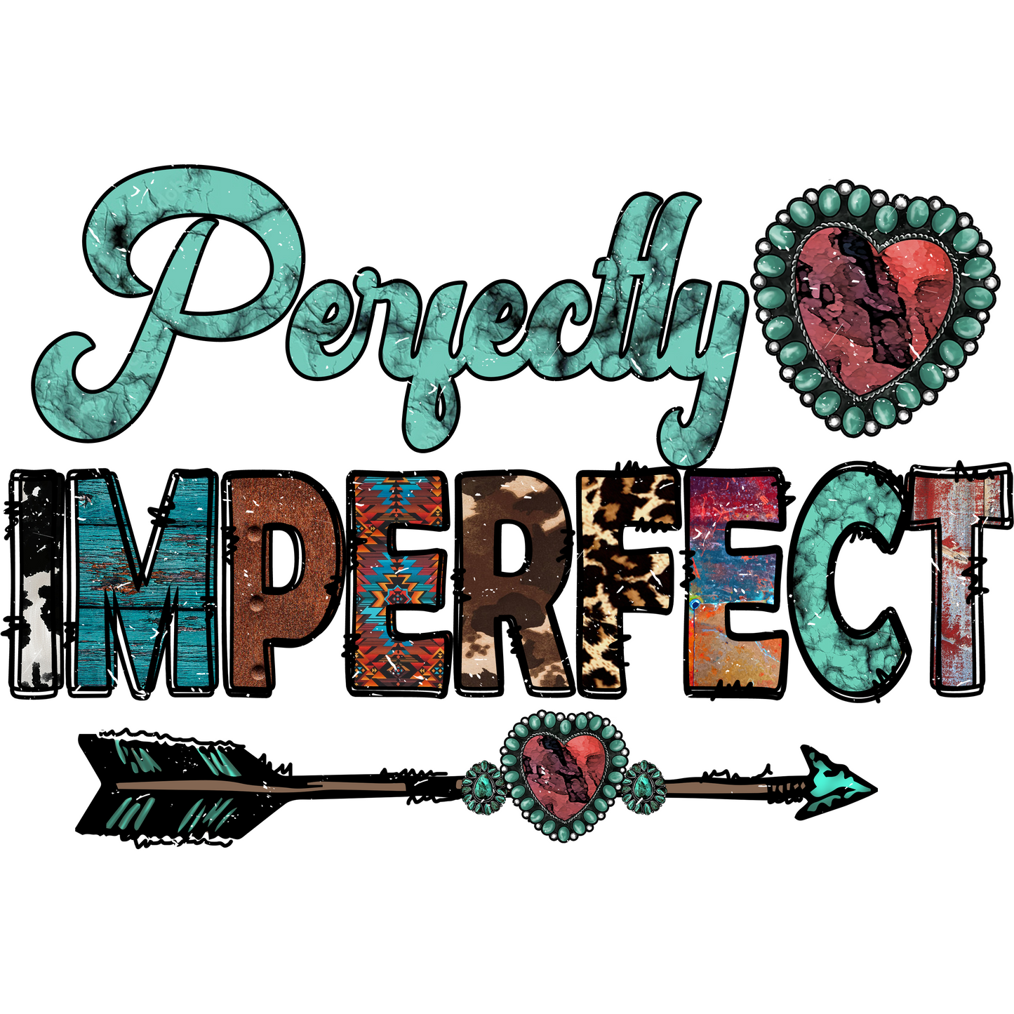 Perfectly Imperfect-Custom Women's T Shirt