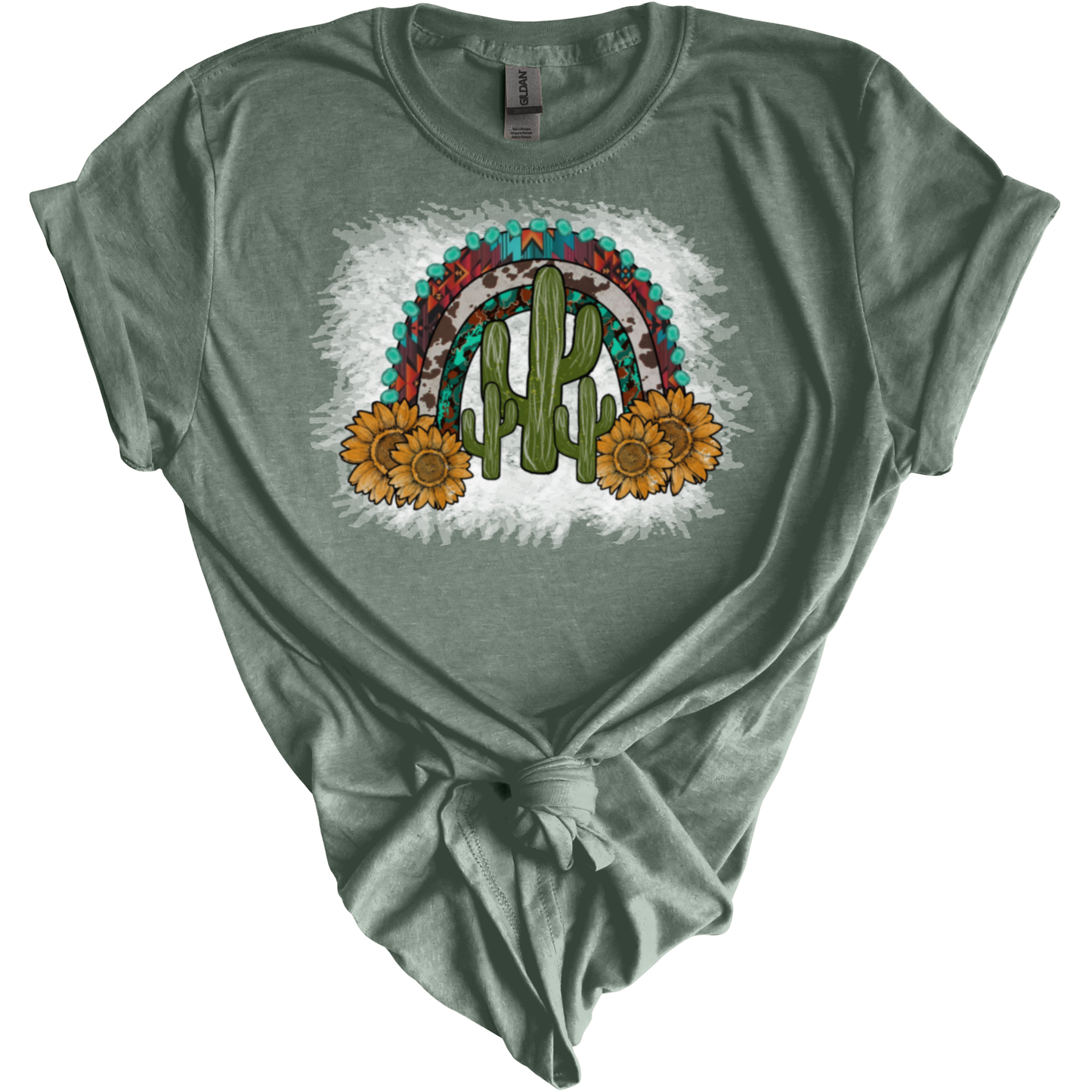 Sunflowers N Cactcus-Women's T Shirt