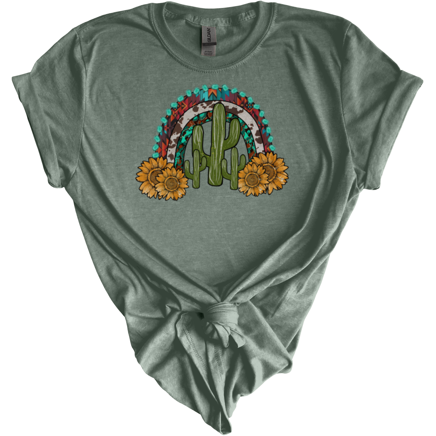 Sunflowers N Cactcus-Women's T Shirt