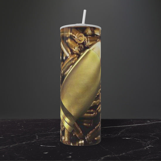 Bullet-20oz Skinny Stainless Steel Tumbler
