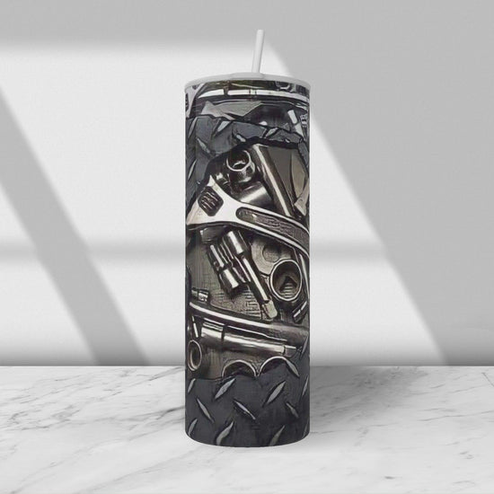 More Tools-20oz Skinny Stainless Steel Tumbler