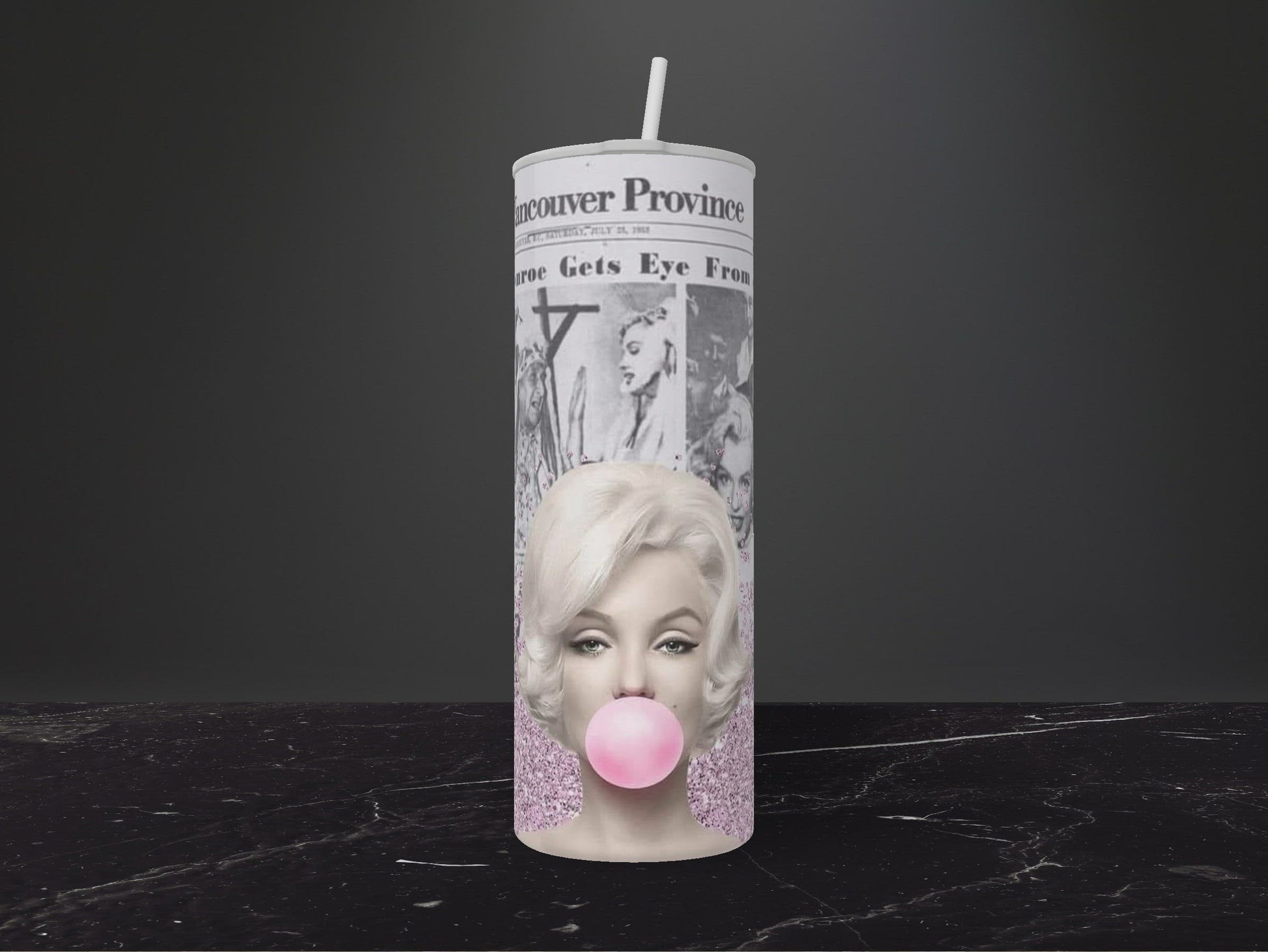 Marilyn-Marilyn-20oz Skinny Stainless Steel Tumbler